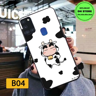 Ốp lưng Samsung A21S - Samsung M30S - Samsung M31 in hình bò sữa đáng yêu, chất liệu in UV cao cấp bền đẹp.
