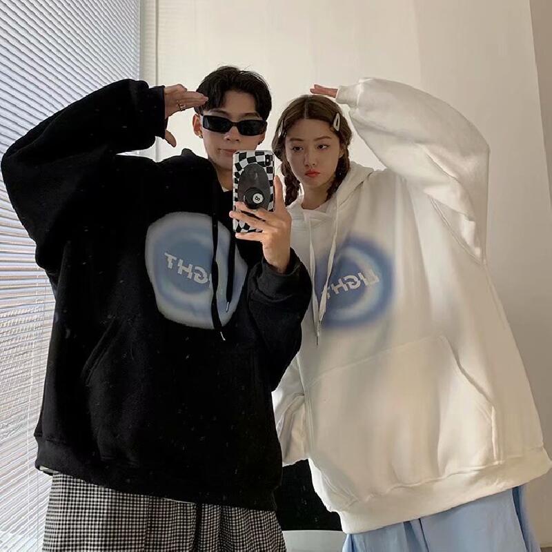 Áo Hoodie In Chữ Phong Cách Nhật Bản Thời Trang Mùa Đông Dành Cho Nam Nữ Size M-8XL