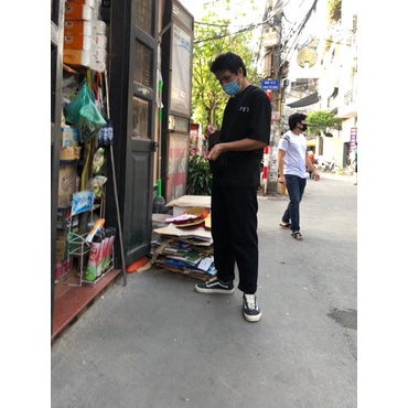 Quần jean đen Baggy ống suông, rộng nam, nữ hottrend hàn quốc 2021 (Mq01) | BigBuy360 - bigbuy360.vn