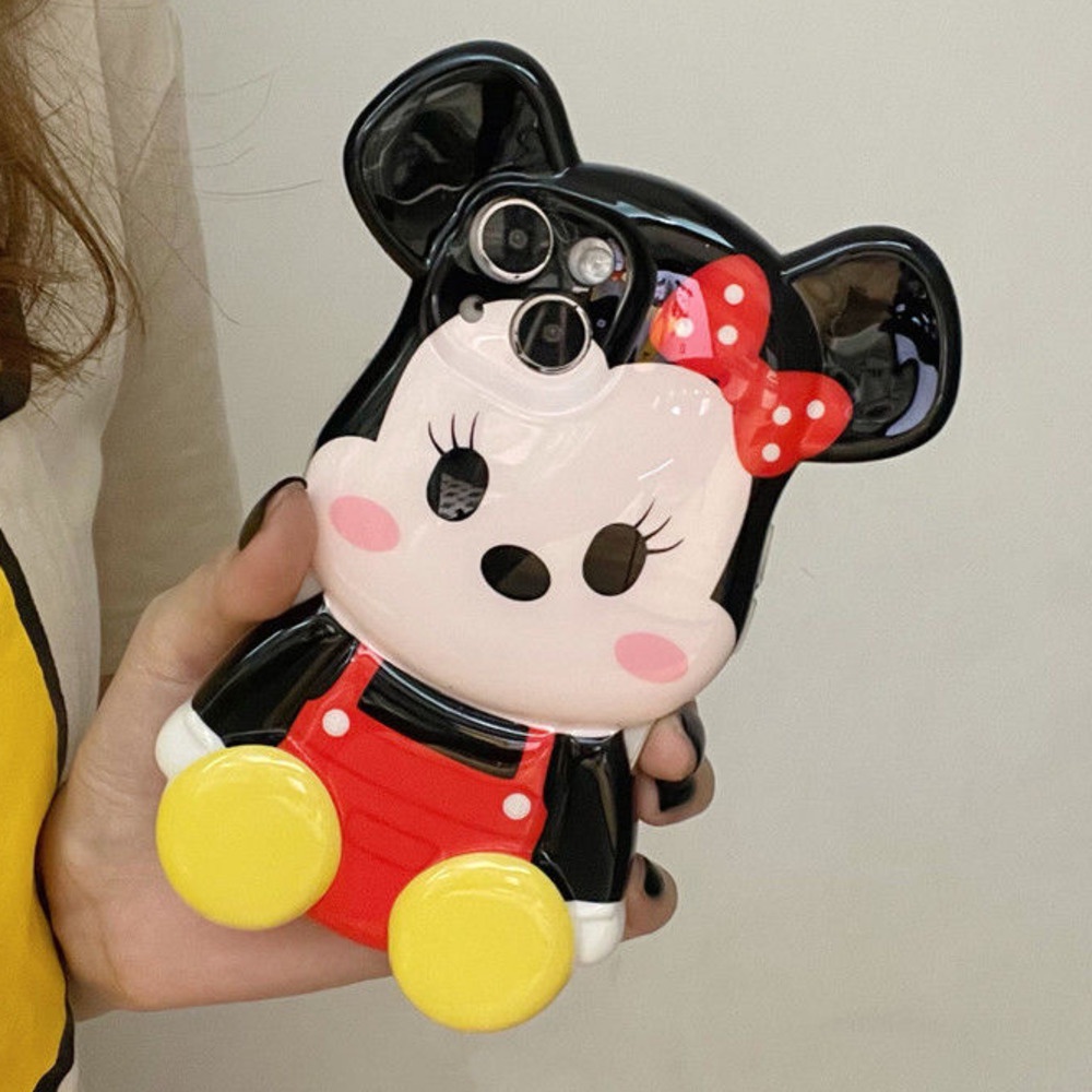 Ốp Điện Thoại Hình Chuột 3D Dễ Thương Cho IPhone 12 13 11 Pro Max X Xs Max Xr Gzmq
