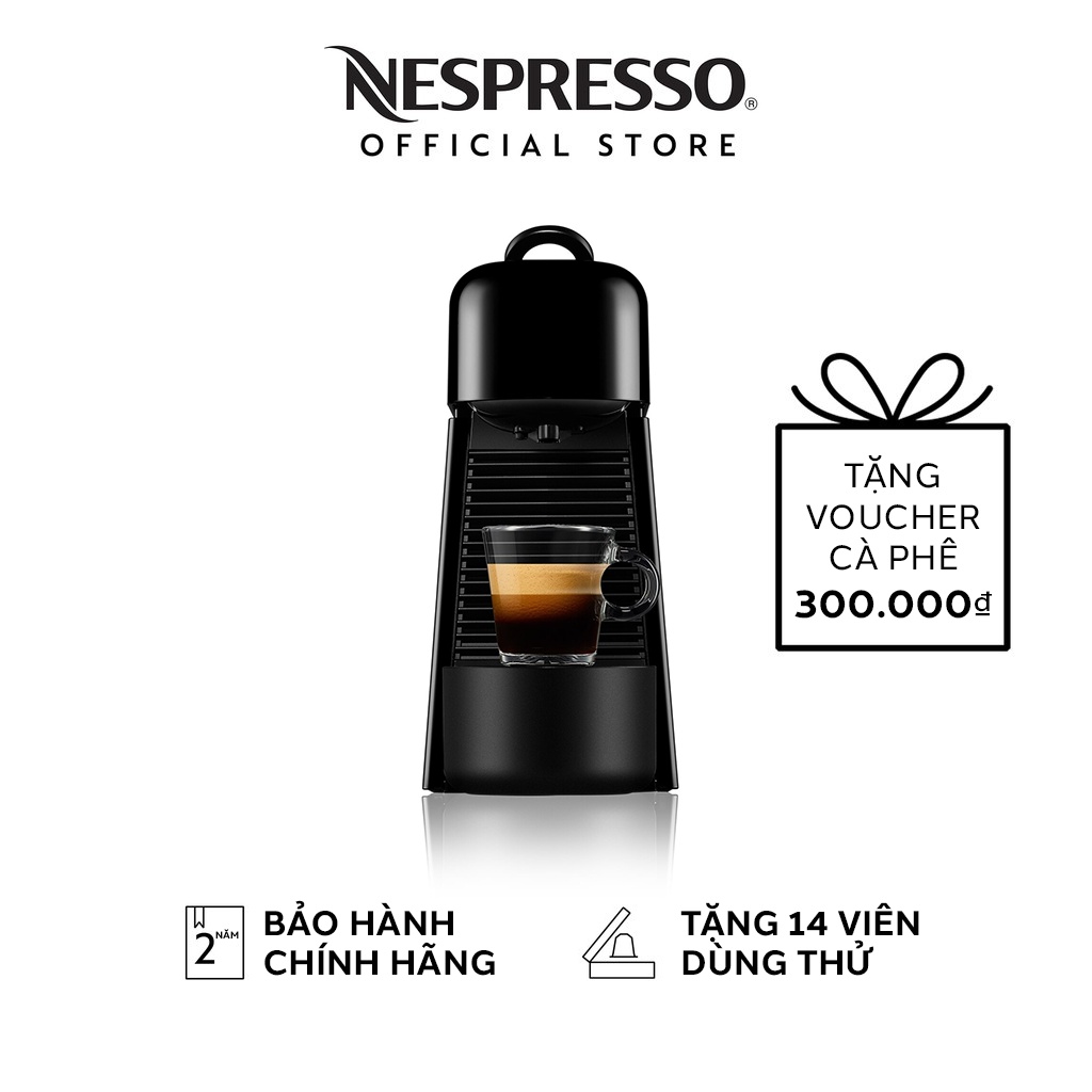 [Mã ELHADEV giảm 4% đơn 300K] Máy pha cà phê Nespresso Essenza Plus Đen