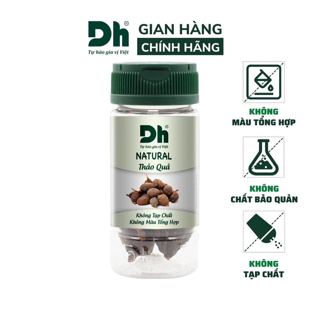 Thảo quả Natural DH Foods chế biến thực phẩm 20gr - DHGVT69