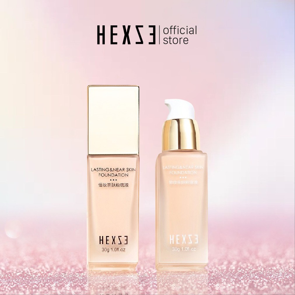 Kem nền HEXZE dạng lỏng có độ che phủ cao 2 tone màu phù hợp với mọi loại da | BigBuy360 - bigbuy360.vn