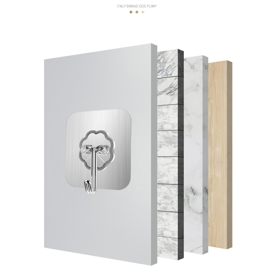 Combo 10 móc dán tường chịu lực siêu dính chính hãng