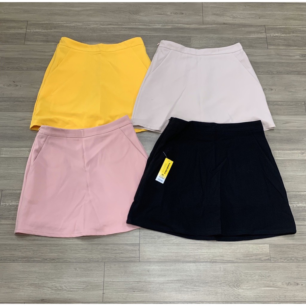 Chân váy ngắn chữ A 2 túi bên cực xinh, hình shop chụp - 25 store