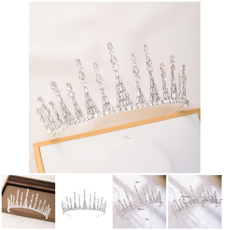 Vương miện cài tóc GETNOIVAS đính đá sang trọng cho cô dâu