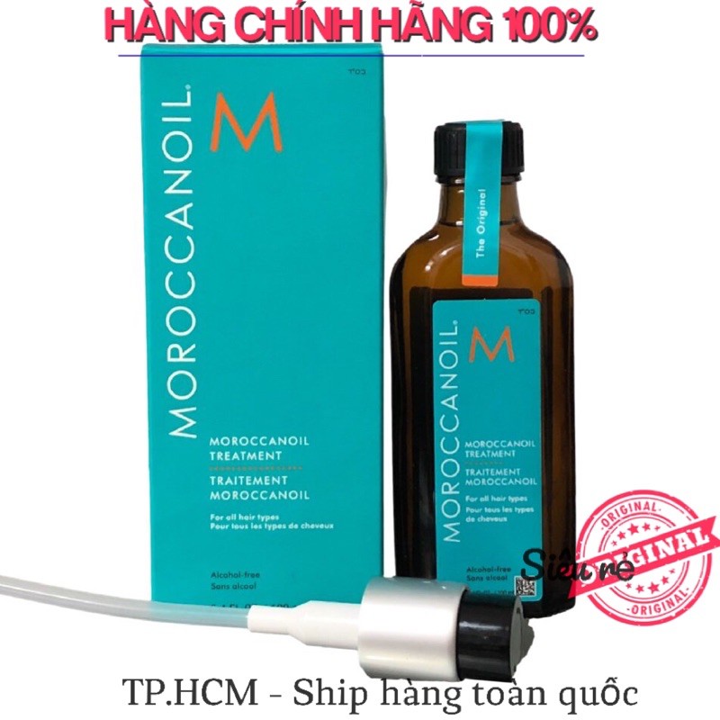 [Chính hãng] [Siêu rẻ] Tinh dầu dưỡng tóc Moroccanoil Treatment 100ml chính hãng