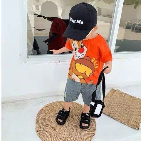 Áo thun cho bé trai bé gái mẫu họa hình size 7-18kg