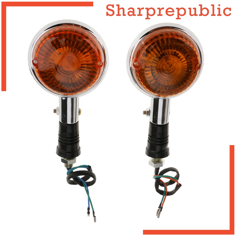 [SHARPREPUBLIC] 2x Turn Signal Amber Lights for Yamaha V-MAX1200 /V-star /XVS1100 /XV250 | BigBuy360 - bigbuy360.vn