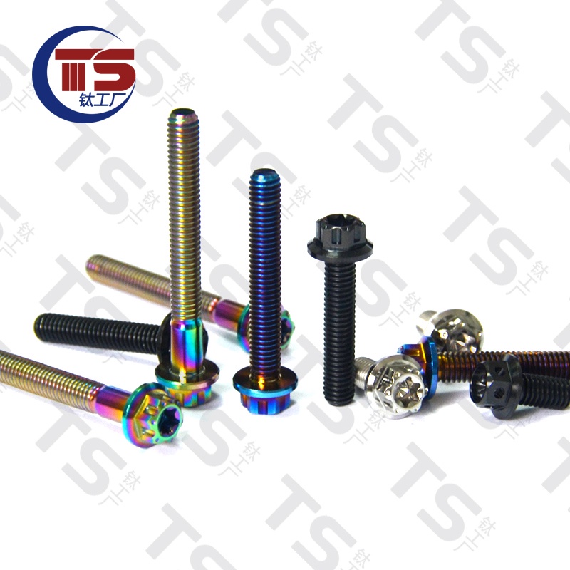 Ốc Vít Đầu Phẳng Hợp Kim Titan M6X10-70mm Chuyên Dụng Cho Động Cơ Xe Hơi