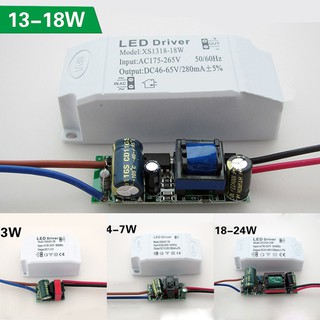 Driver cung cấp điện cho đèn LED AC90~265V 3~24W