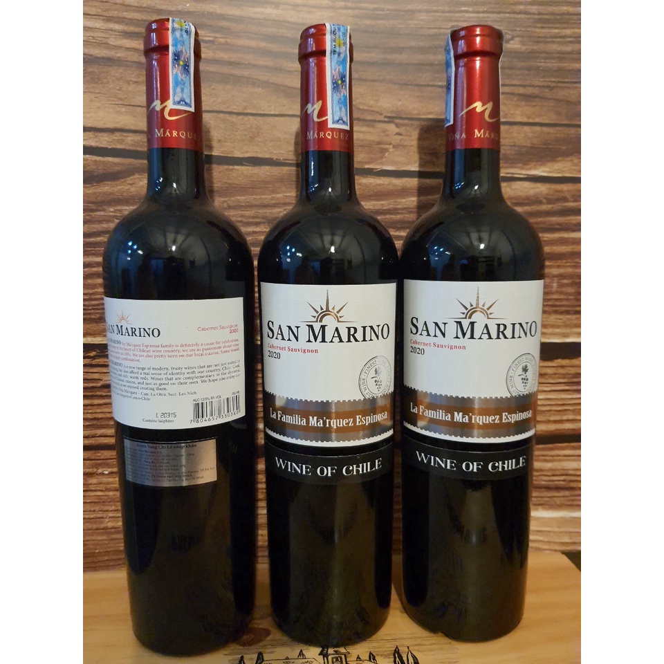 Rượu vang Chile San Marino Cabernet