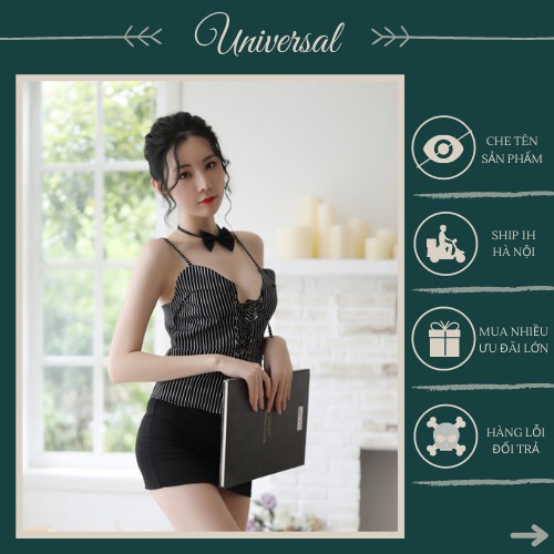 Đồ Cosplay Sexy Nữ Giáo Viên - Set Váy Ngủ Cô Giáo Quyễn Rũ UNIVERSALXXX - DCP10