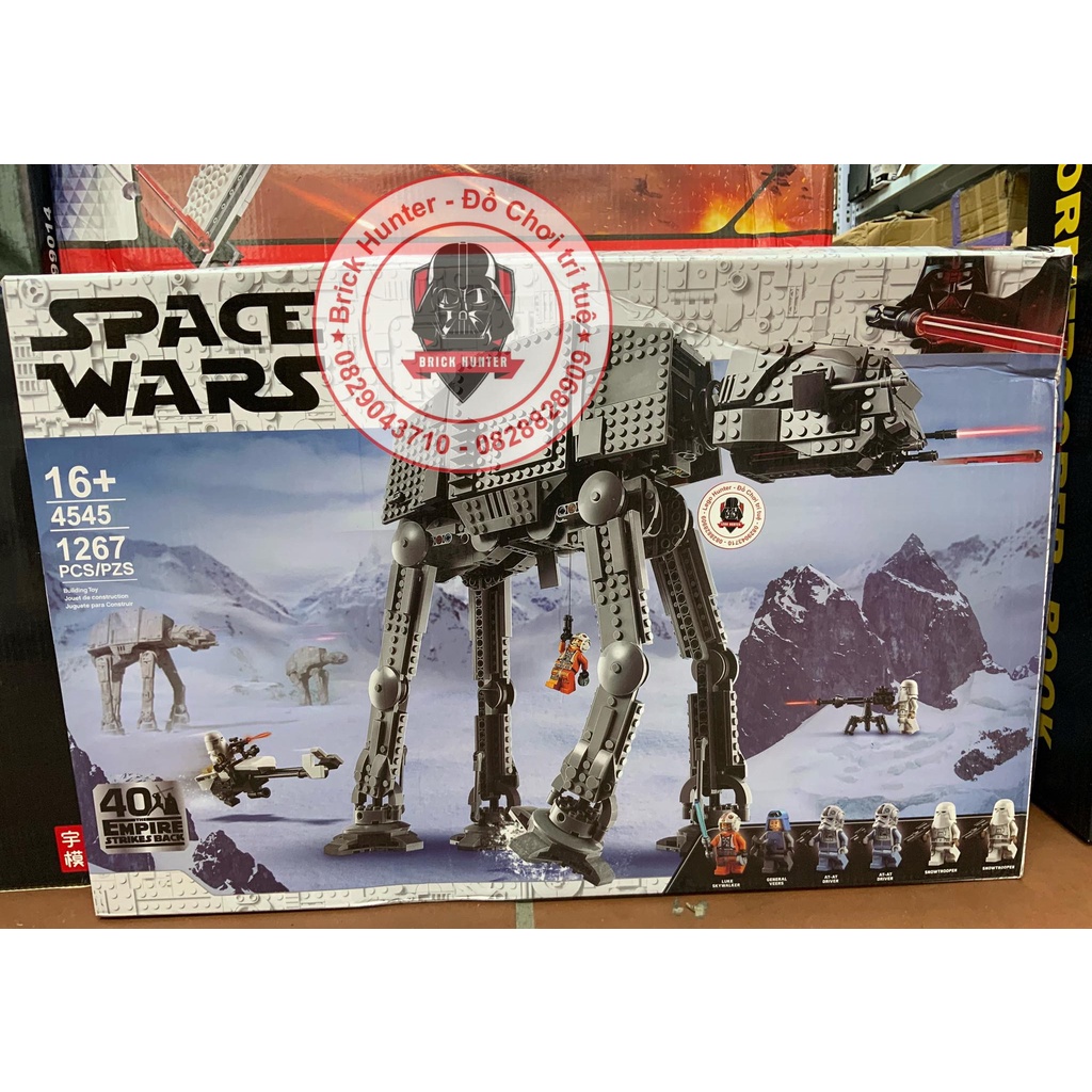Lion King 4545 Star Wars Bộ đồ chơi lắp ráp robot AT-AT trong phim chiến tranh giữa các vì sao xếp hình thông minh 1267m
