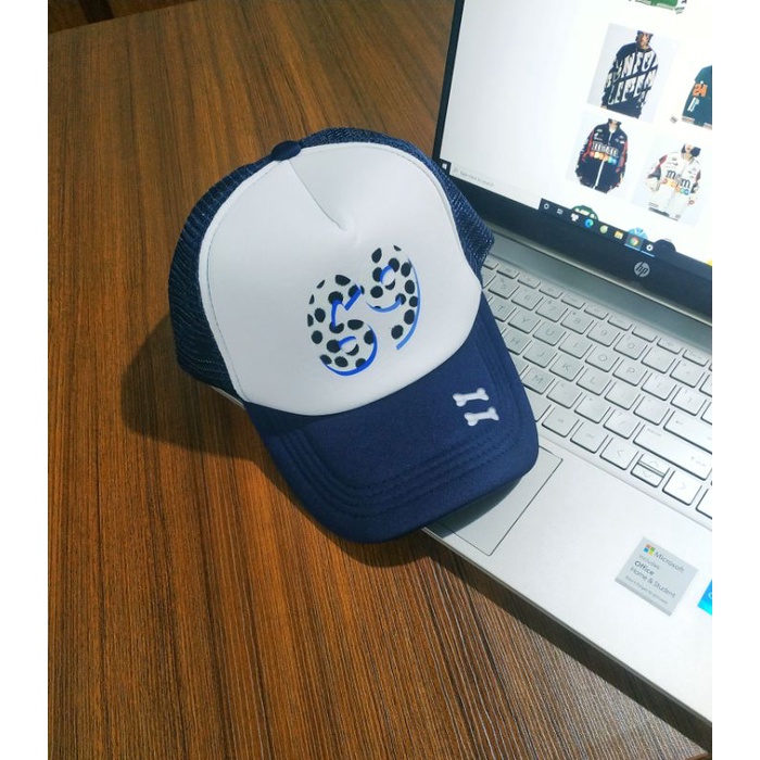 NÓN KẾT BÓNG CHÀY 69 Xanh Navy PHONG CÁCH HIPHOP , phối lưới kiểu hot trend 2021, Ảnh khách feedback