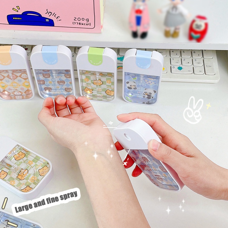Bình Xịt Làm Mát Họa Tiết Hoạt Hình Dễ Thương Tiện Dụng Cho Mùa Hè