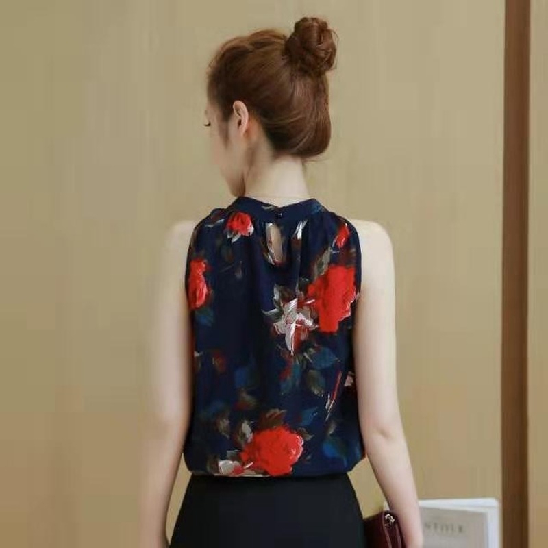 Áo Chiffon Sát Nách Thời Trang Hàn Quốc Dễ Phối Đồ Cho Nữ