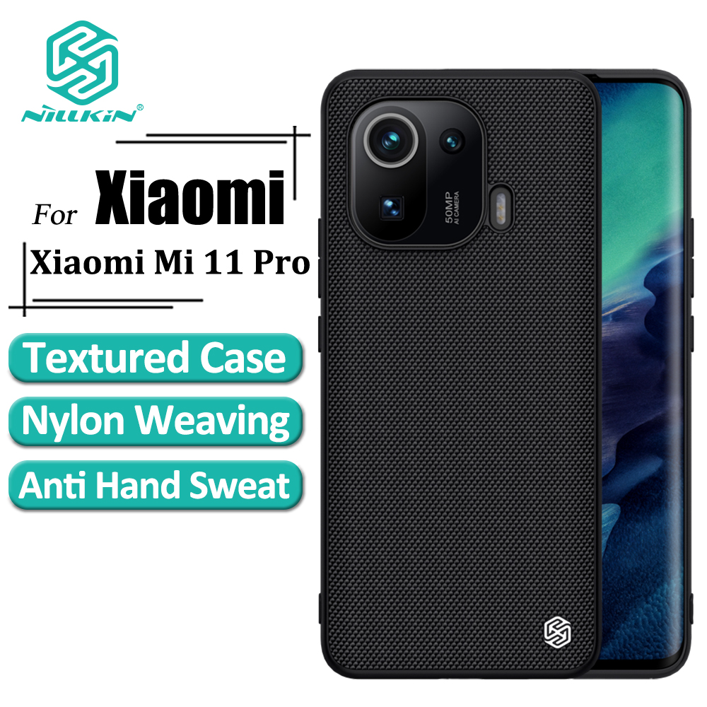 Ốp Điện Thoại Nillkin Sợi Nylon Nhẹ Cho Xiaomi Mi 11 Pro Tpu + Pc Bảo Vệ Mặt Sau Chống Trượt