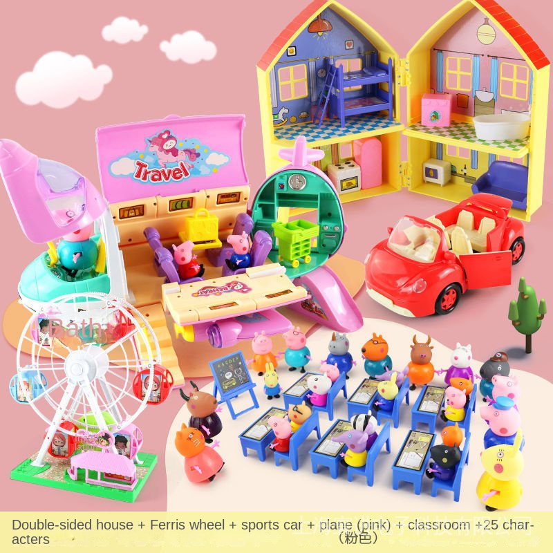 Bộ Đồ Chơi Nhà Búp Bê Heo Peppa Sang Trọng Dành Cho Trẻ Em