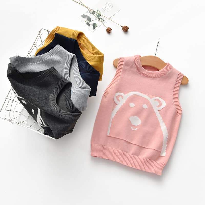 HOT - ÁO gile len cho bé trai bé gái