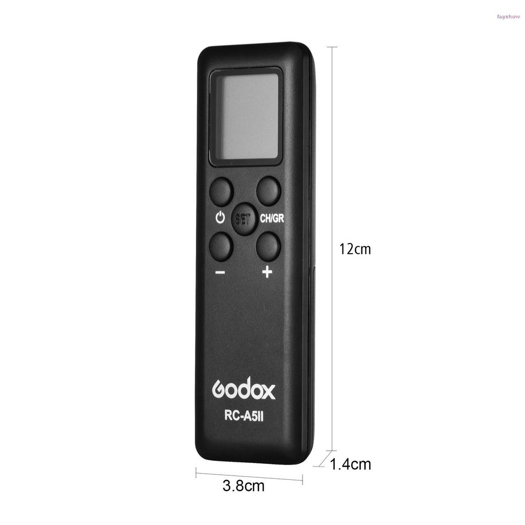 Điều Khiển Từ Xa Godox Rc-A5Ii 16 Kênh Cho Đèn Led Godox Vl150 Vl200 Vl300 Ul1501000Dii1000Biii