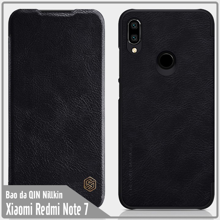 Bao da cho Xiaomi Redmi Note 7 2019 hiệu Nillkin QIN leather chính hãng