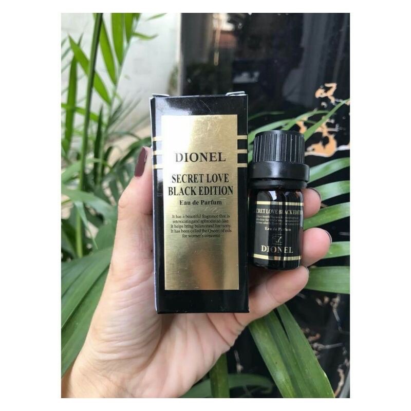 Nước hoa vùng kín Dionel Secret Love Black Edition cao cấp mùi hương chuẩn độ lưu thơm cực tốt 5ml