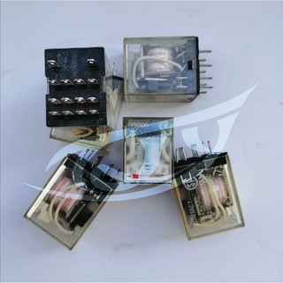 Rờ le kiếng LED kèm đế 220V 8 chân, 14 chân. Rã tủ điện.