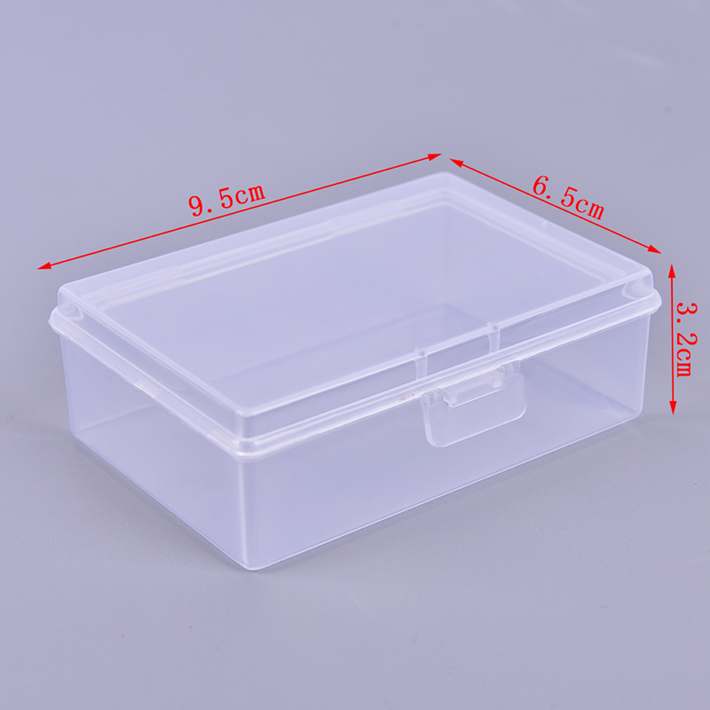 Set 2 hộp nhựa trong suốt đựng thẻ bài tiện dụng