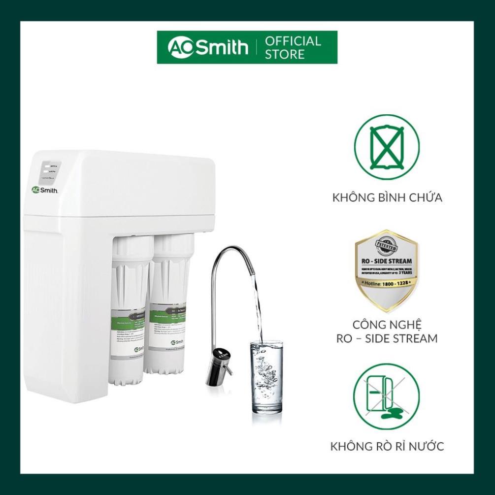 Máy lọc nước A. O. Smith R400S (màn hình cảnh báo dạng 2 nút LED ) .Bếp Quang Dũng