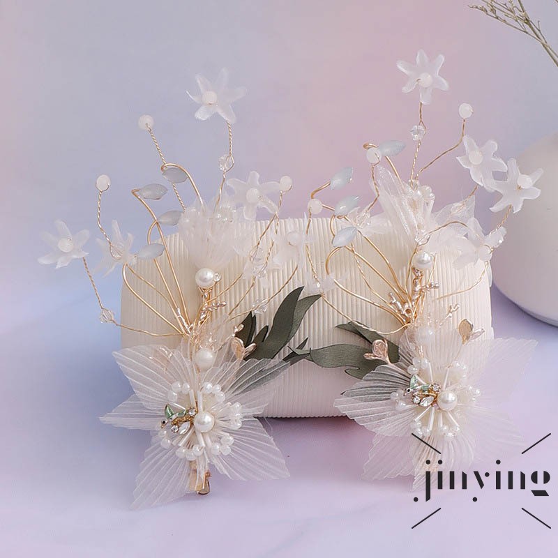 GETNOIVAS Kẹp tóc hoa thanh lịch cho cô dâu