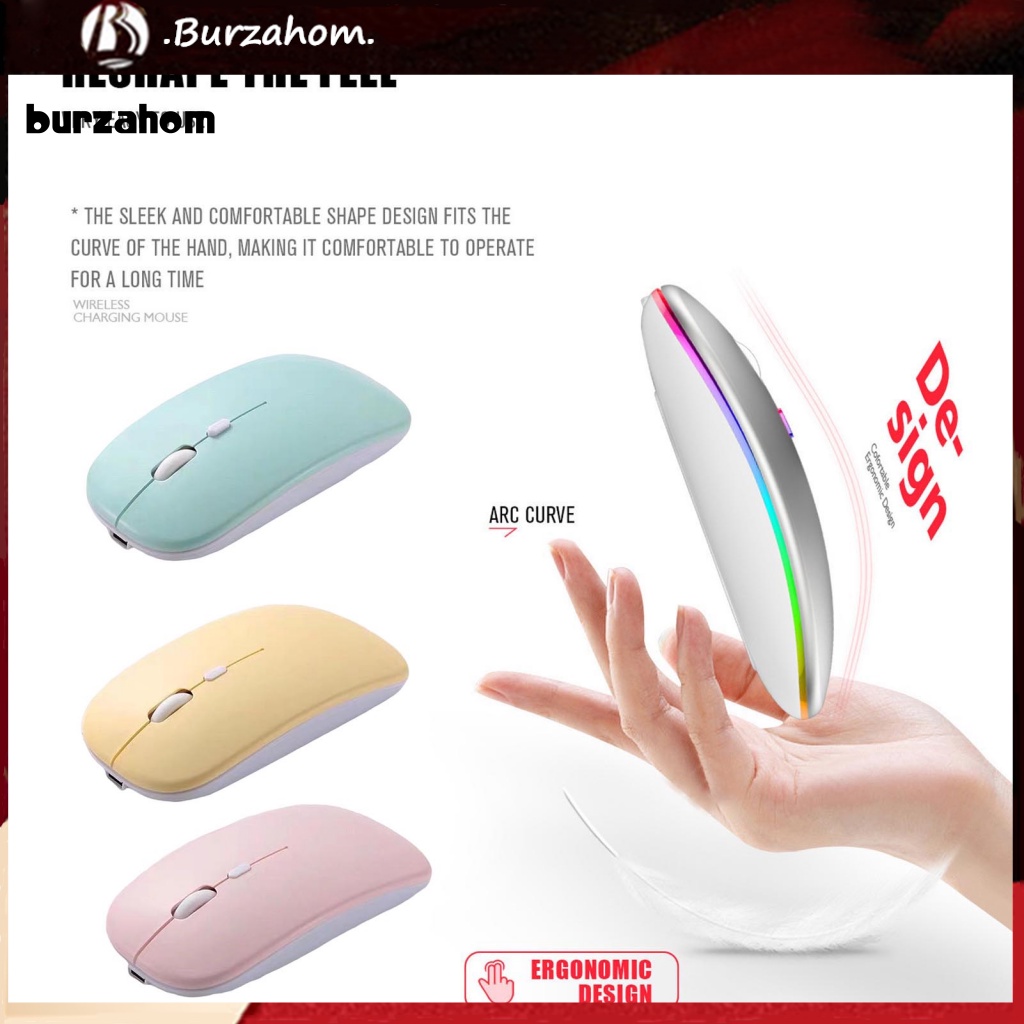 1 Bộ Chuột Không Dây Bluetooth Có Thể Sạc Lại