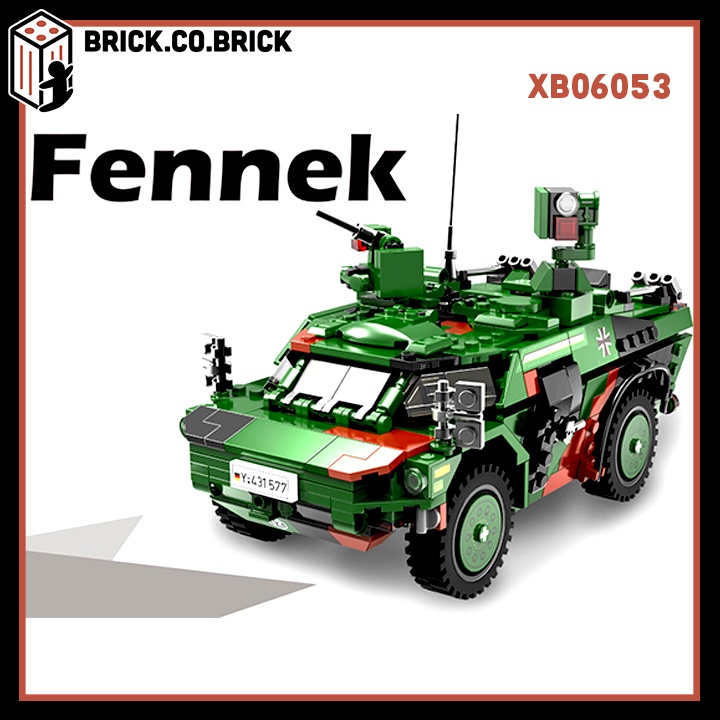 Mô Hình Lắp Ráp Xe Quân Sự Đức Fennek Army Armored Vehicle Fennek XB06053