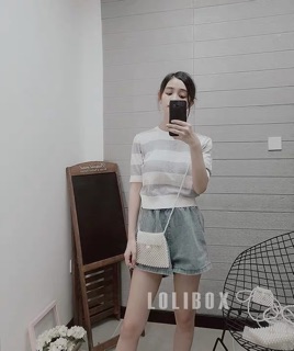 TRẢ ĐƠN THUỲ LINH: combo túi + mũ
