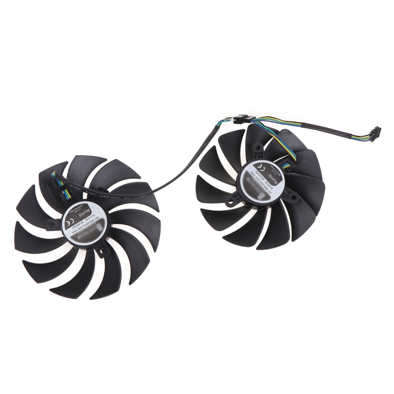 Bộ 2 Quạt Làm Mát ZT-A30700E-10P GPU VGA Cho ZOTAC GAMING GeForce RTX 3070 Twin Edge,Replace CF1010U12S + CF9015H1