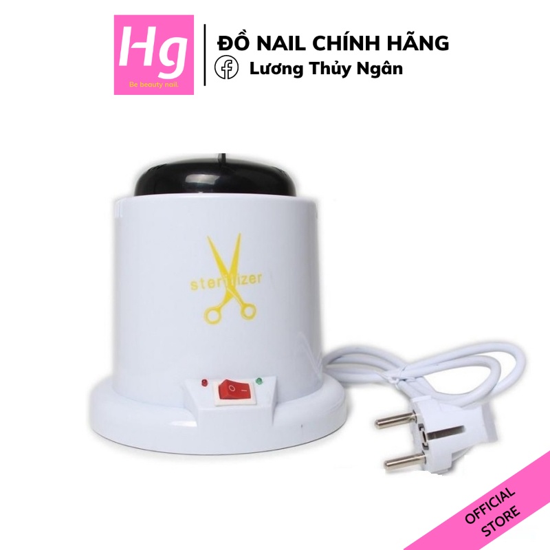 Máy Khử Trùng Nail, Máy Hấp Tiệt Trùng Dụng Cụ Kìm Làm Móng 220V Với 150g Hạt Khử Trùng