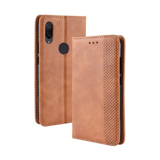 [Hàng mới về] Bao da dạng ví hiệu Leather Luxury dành cho Xiaomi Redmi Note 7