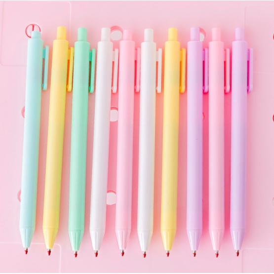 Bút gel mực đen vỏ pastel siêu xinh