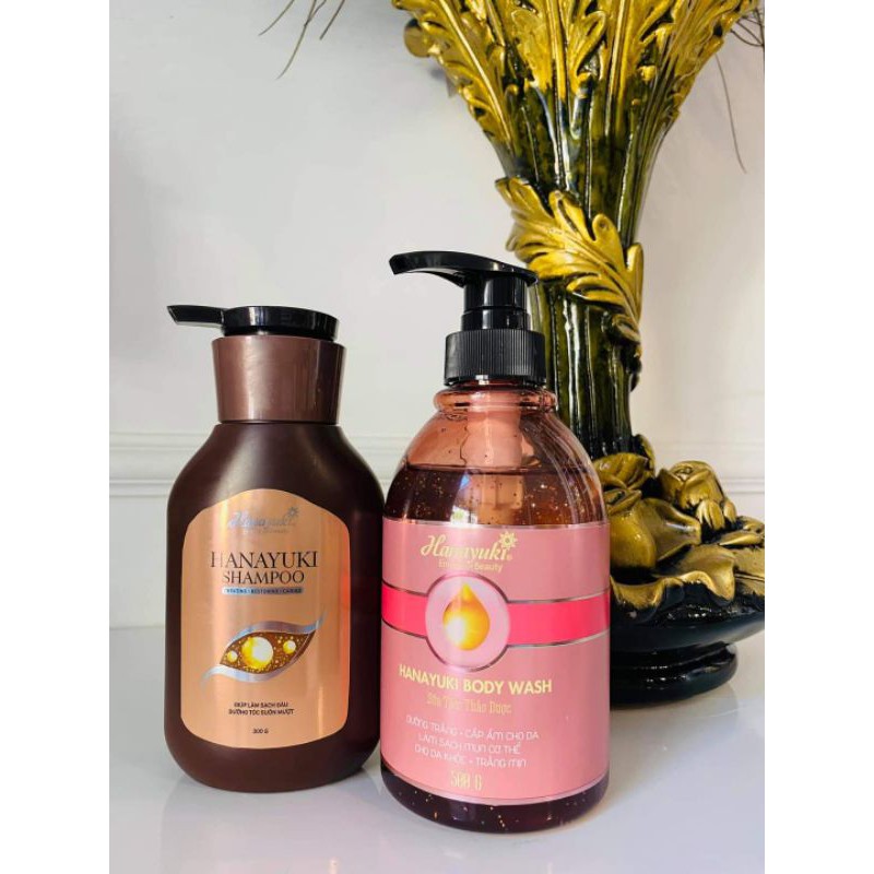 Combo Dầu Gội & Sữa Tắm Hanayuki