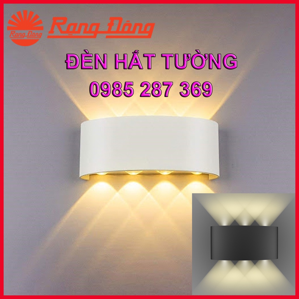 Đèn LED gắn tường Rạng Đông - Model: GT18.4M 8W,GT18.3M 6W