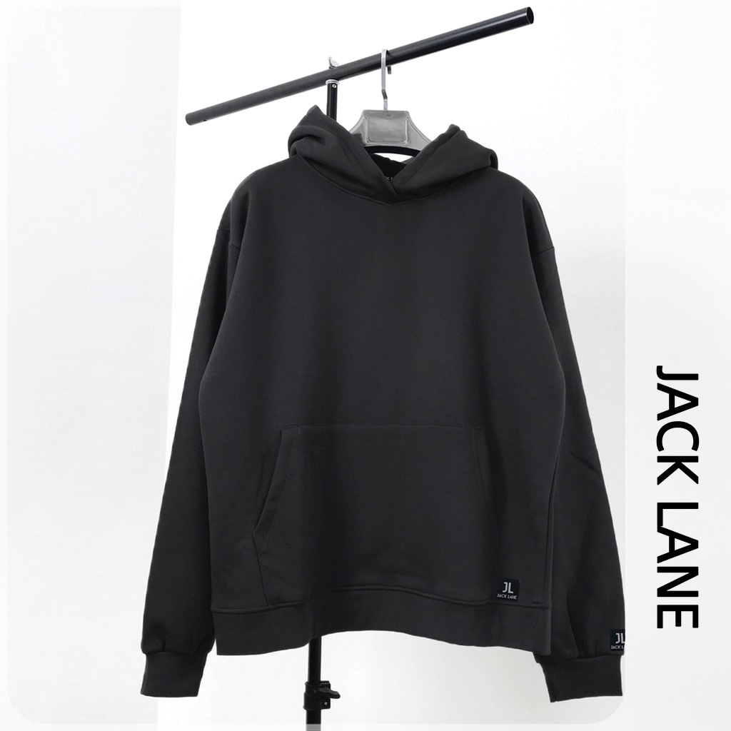 Áo Hoodie oversize trơn Basic, JACKLANE , Áo nam nữ Unisex Jack Lane dài tay chất vài dày ấm phong cách Hàn Quốc