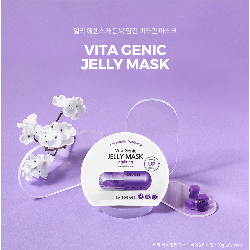 [Đủ 7 Màu] Mặt Nạ Banobagi Vita Genic Jelly Mask lẻ miếng 30ml