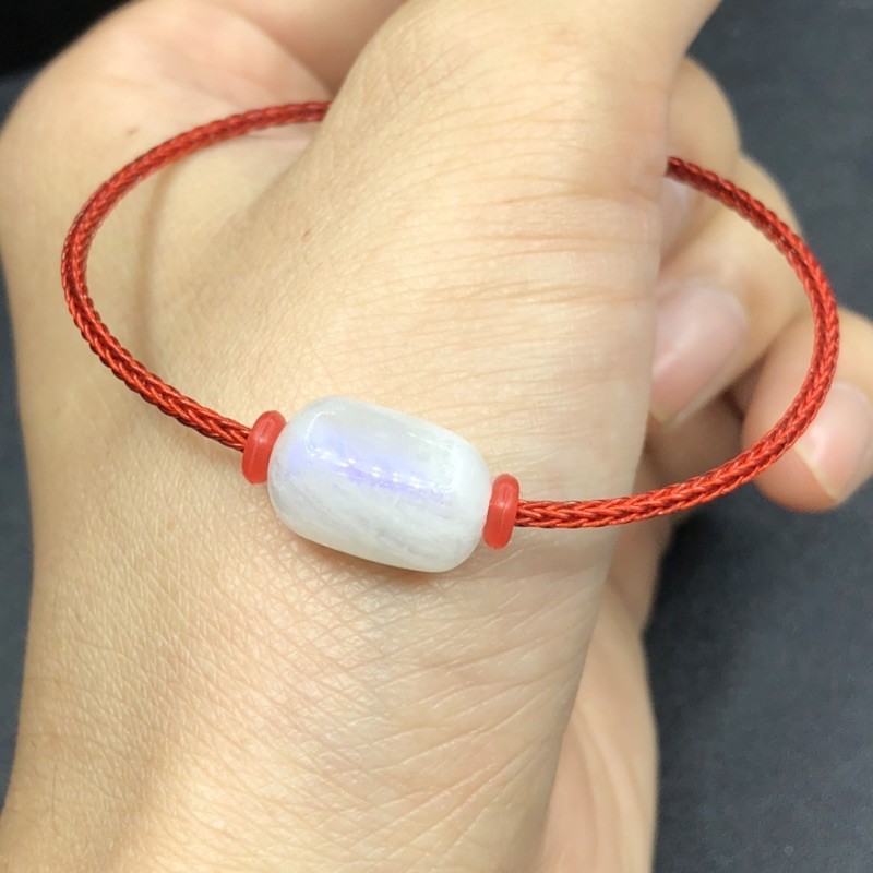 Lu Thống Moon/Mặt Trăng dây cáp cứng xịn xò - làm theo size tay từng người - Lu trắng ánh xanh