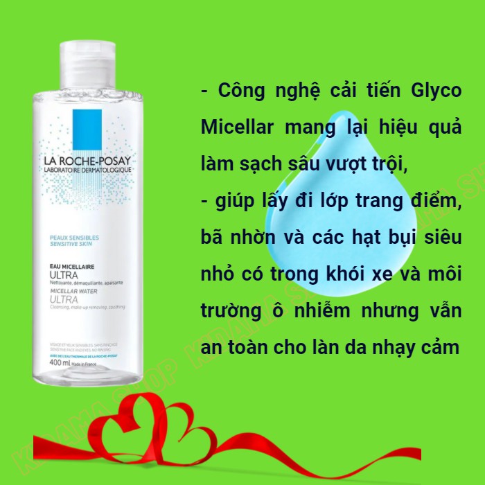 Nước Tẩy Trang sạch sâu cho Da Nhạy Cảm La Roche Posay 100ml hiệu quả làm sạch sâu vượt trội | BigBuy360 - bigbuy360.vn