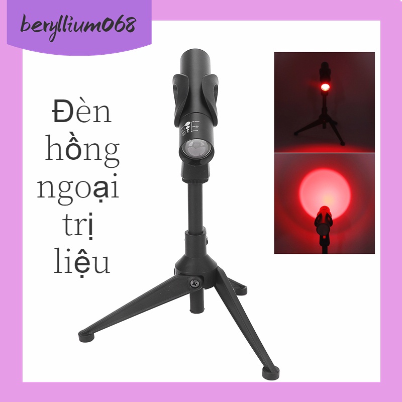 Đèn hồng ngoại trị liệu Cầm Tay Thư Giãn Cơ Bắp Giảm Đau Kèm Giá Đỡ Ba Chân