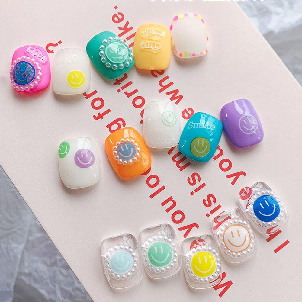 Sticker Họa Tiết Hoa Dập Nổi Hoạt Hình Nhiều Màu Sắc Trang Trí Móng Nghệ Thuật DIY