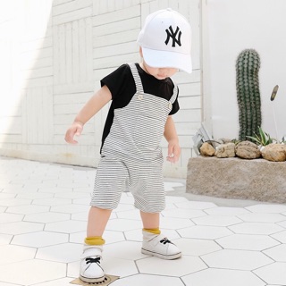 Set bộ bé trai phối yếm