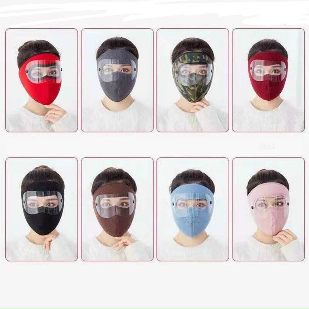 Khẩu Trang Nỉ Mềm Mịn Ninja 2 In 1 Có Kính Chống Bụi, Chống Nắng Cực Tốt Cực Ấm – Dumi Shop | BigBuy360 - bigbuy360.vn