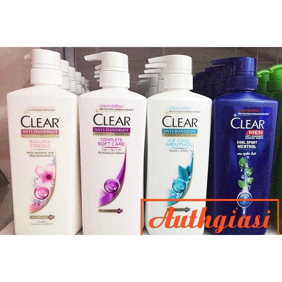 Dầu gội Clear Thái Lan 450-480ml | BigBuy360 - bigbuy360.vn