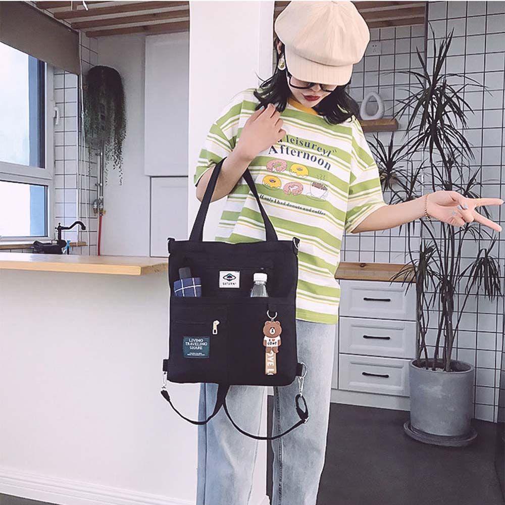 Túi vải Sức Chứa Lớn Thời Trang Theo Phong Cách Hàn Quốc Dành Cho Nữ
